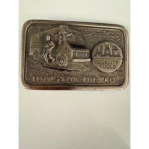 Mac Tools Belt Buckle Vintage Limited Edition Tools For The Pro Truck USA Made